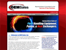Tablet Screenshot of oemsalesinc.com